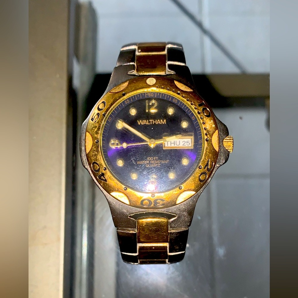 Gold & silver Watch